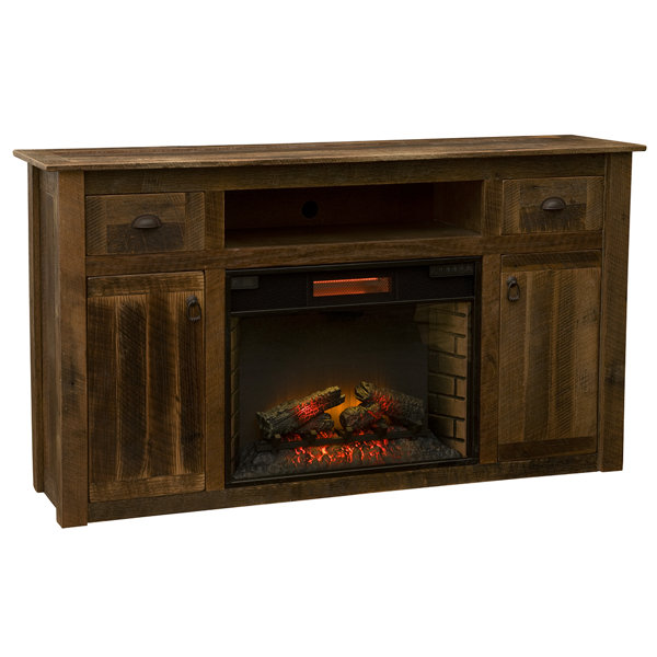 65 TV Stand with Fireplace by Fireside Lodge