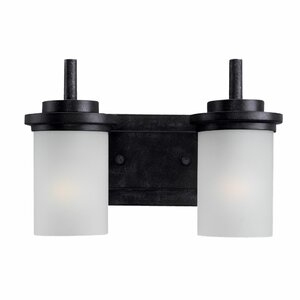 Dashiell 2-Light Glass Shade Vanity Light