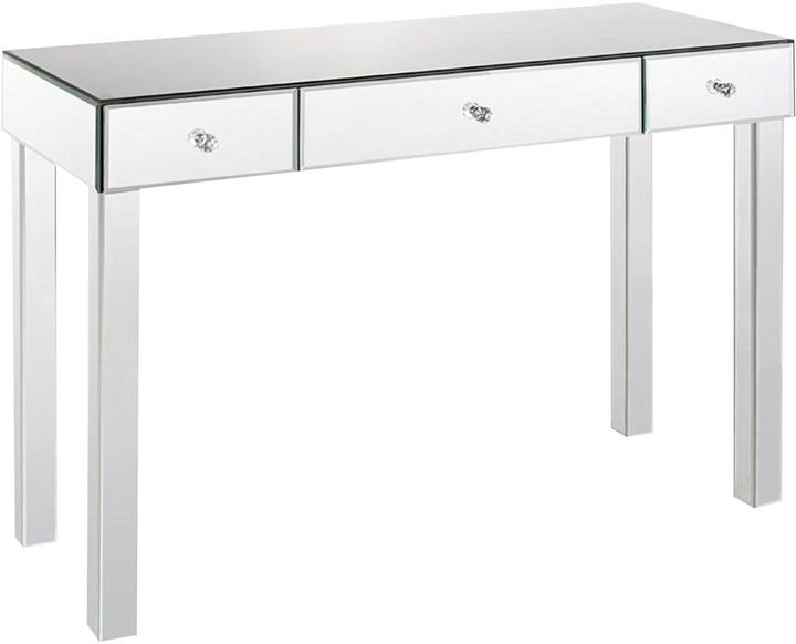 Rosdorf Park Borrello Park 3 Drawer Mirrored Console Table