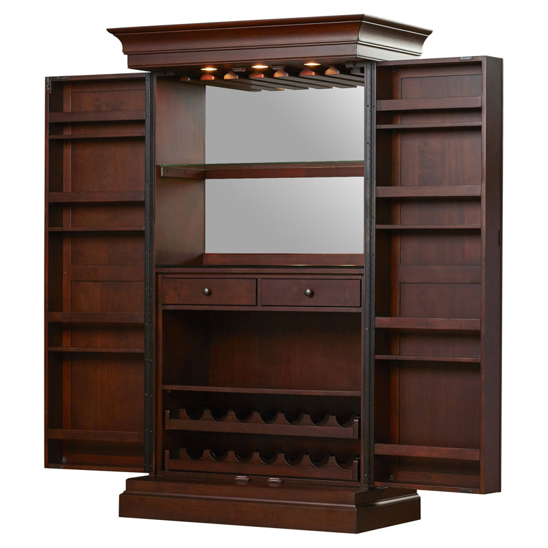 Darby Home Co Raleigh Bar with Wine Storage & Reviews Wayfair