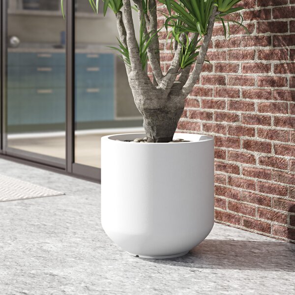 Modern Rustic Interiors Smithton Fiber Clay Pot Planter & Reviews | Wayfair