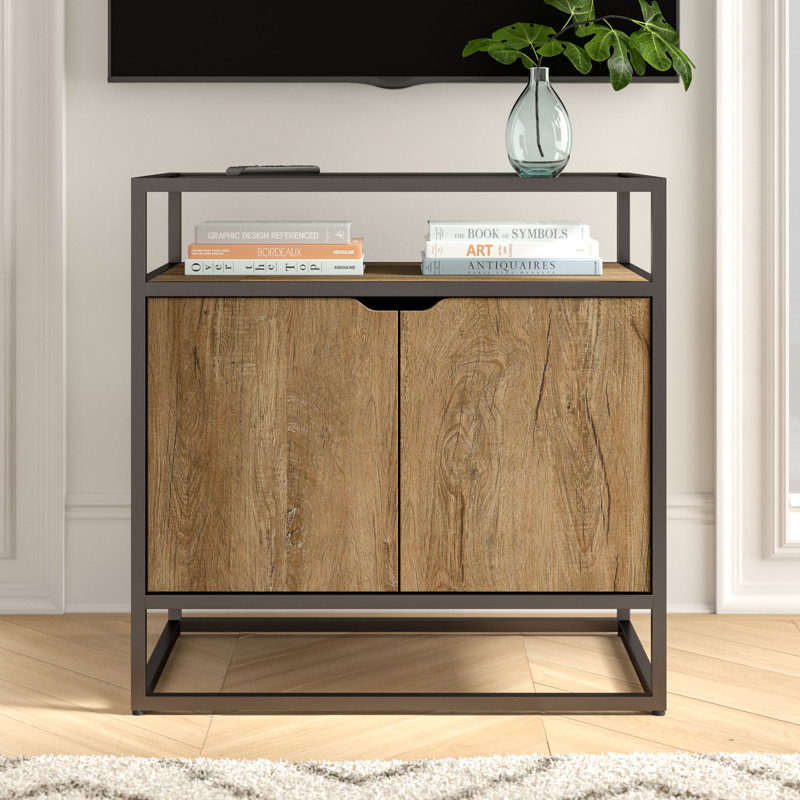 Foundstone Record Player Stand Audio Cabinet Reviews Wayfair
