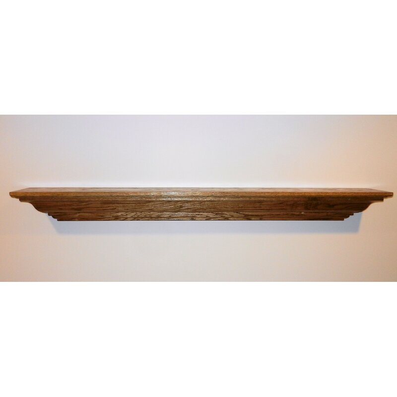 Pollums Natural Resources Llc Classic Oak Fireplace Mantel Shelf