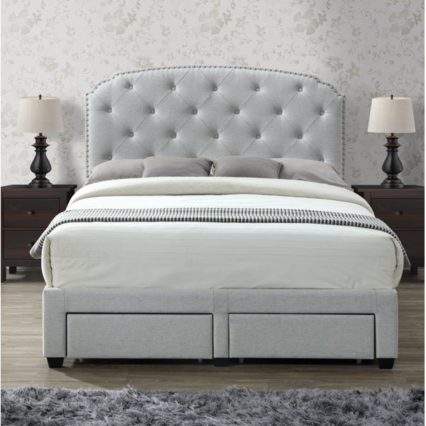Darcie Upholstered Storage Panel Bed by Rosdorf Pa