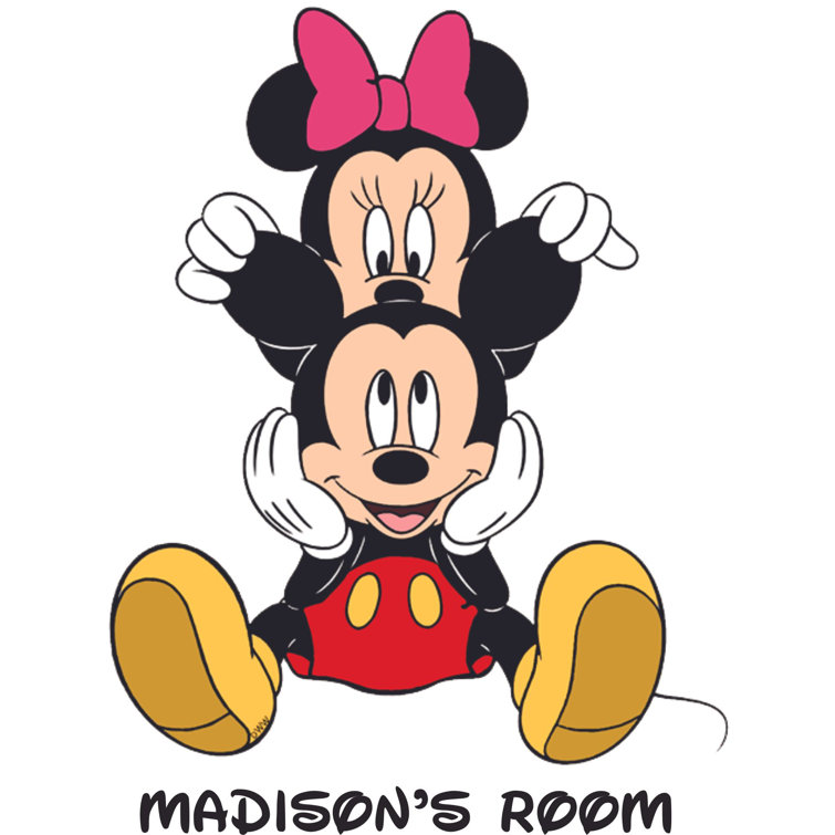 Design With Vinyl Playful Minnie Mickey Mouse Cartoon Customized Wall Decal Wayfair