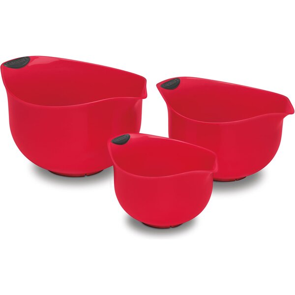 3 Piece Plastic Mixing Bowls Set by Cuisinart