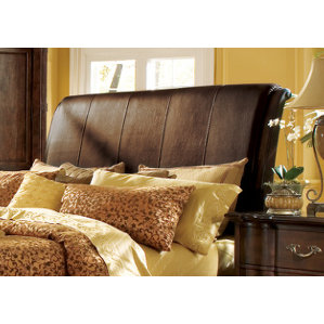 Belmont Queen Upholstered Sleigh Headboard by Bernhardt
