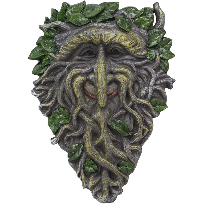 World Menagerie Celtic Somerset Summer Vines Greenman Wall Decor