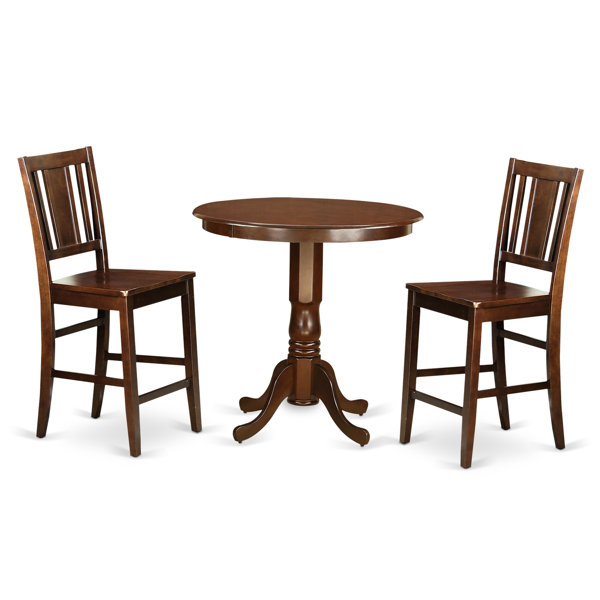 New Jackson 3 Piece Counter Height Pub Table Set By Wooden Importers 2019 Sale