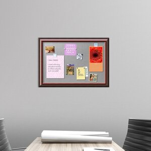 Framed Magnetic Bulletin Board