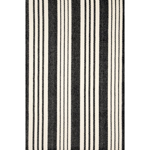 Birmingham Black/Ivory Indoor/Outdoor Area Rug