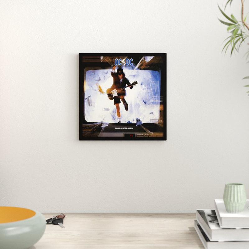 East Urban Home Acdc Blow Up Your Video Album Cover Framed Wall Art Wayfair Co Uk