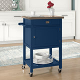 Blue Yellow Kitchen Islands Carts You Ll Love In 2020 Wayfair