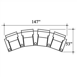 Celebrity Home Theater Row Seating (Row Of 4) By Bass