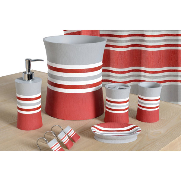 Winston Porter Asherton Decorative 5 Pieces Bathroom Accessory Set