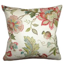 The Pillow Collection Tamasine Floral Cove Down Filled Throw Pillow 