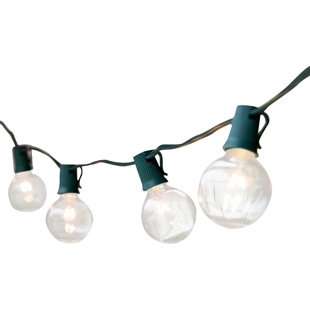 Best 25-Light 25 ft. Globe String Lights By Wintergreen Lighting Outdoor Lighting 25-Light 25 ft. Globe String Lights By Wintergreen Lighting Outdoor Lighting