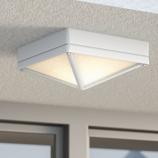 Best Falkner 1-Light Glass Shade Outdoor Flush Mount By Latitude Run Outdoor Lighting Falkner 1-Light Glass Shade Outdoor Flush Mount By Latitude Run Outdoor Lighting