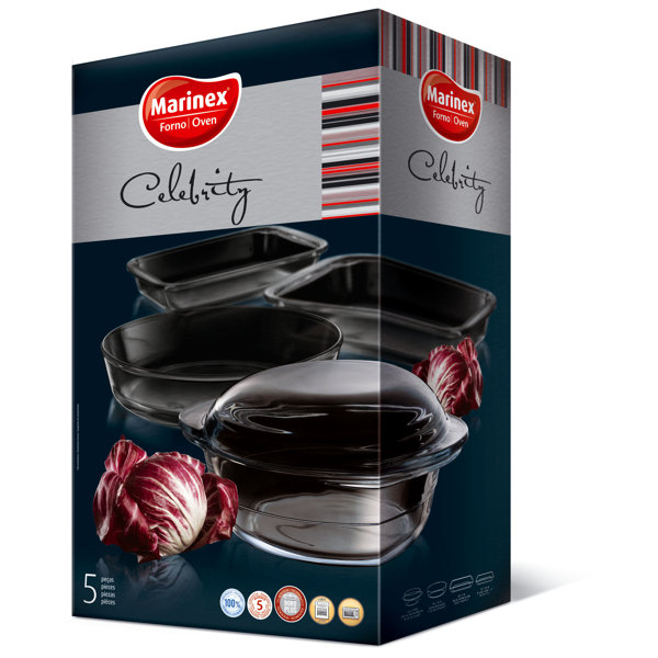 5 Piece Oven / Microwave Roasters Set by Marinex| @ $67.99
