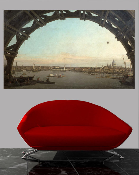 Astoria Grand 1747 London Seen Through An Arch Of Westminster