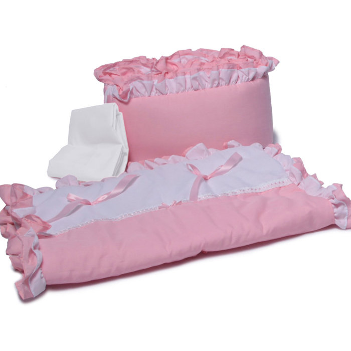 Harriet Bee Dehaan 3 Piece Portable Mini Crib Bedding Set