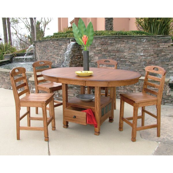 Fresno 5 Piece Dining Set By Loon Peak New Design On Patio Dining