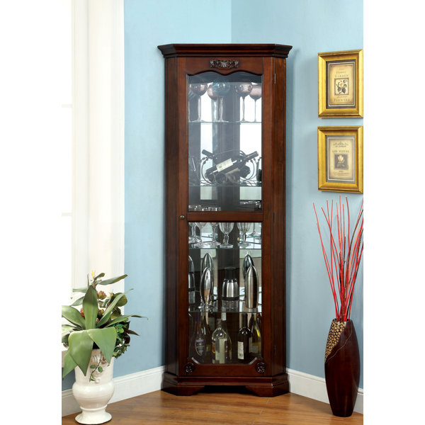 Baysden Corner Curio Cabinet By Astoria Grand 2019 Coupon