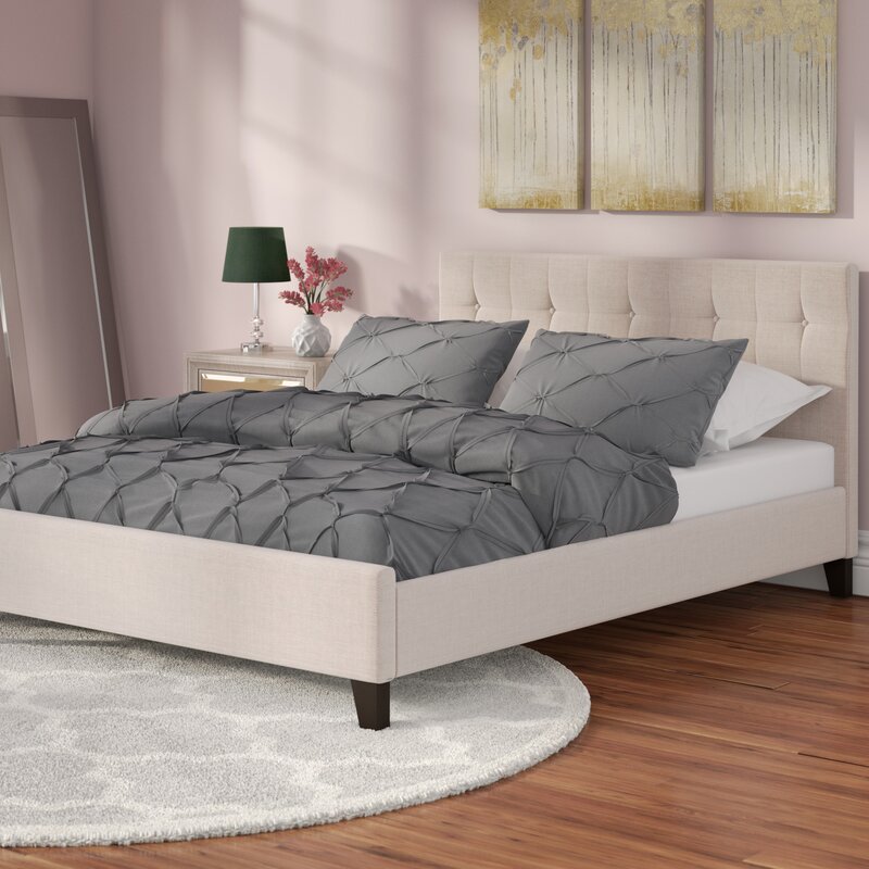 Charlton Home Brookby Place Upholstered Platform Bed & Reviews | Wayfair