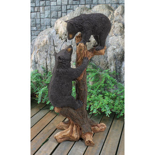 Outdoor Bear Statues Wayfair Climbing Cubs Bear Statue