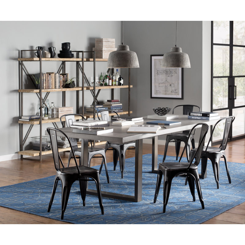 Trent Austin Design Carnarvon Concrete Dining Table & Reviews | Wayfair Trent Austin Design Carnarvon Concrete Dining Table & Reviews | Wayfair
