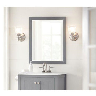 Wooden Frame Beveled Mirror Wayfair