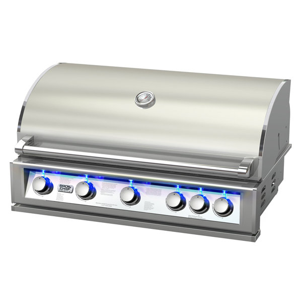5-Burner Built-In Propane Gas Grill by BroilChef