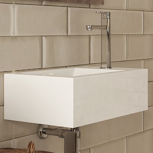 Allona Classically Redefined Vitreous China Rectangular Bathroom Sink with Overflow by DECOLAV