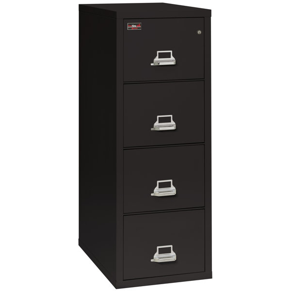 Fireproof 4-Drawer 2-Hour Rated Vertical File Cabinet by FireKing