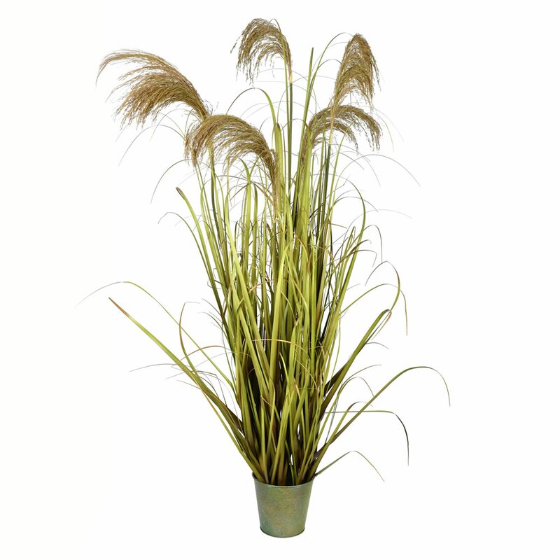 Rosecliff Heights Artificial Reed Grass in Pot | Wayfair