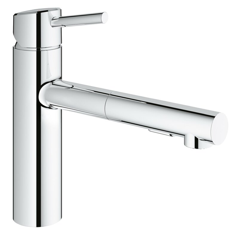 Grohe Concetto Single Handle Kitchen Faucet With Dual Spray Pull