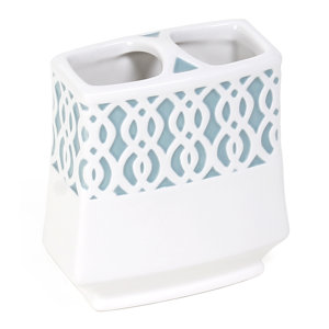 Watercolor Lattice Toothbrush Holder