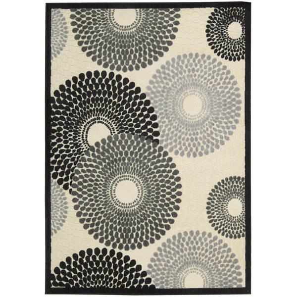 Brookview Parchment Geometric Area Rug by Wade Logan