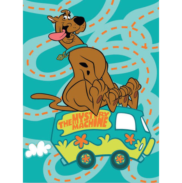 Royal Plush Extra Heavy Scooby Doo Mystery Machine Blanket by Ben and Jonah