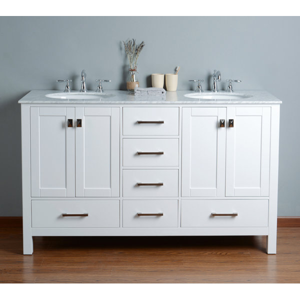 Ankney 60 Double Bathroom Vanity Set by Brayden St