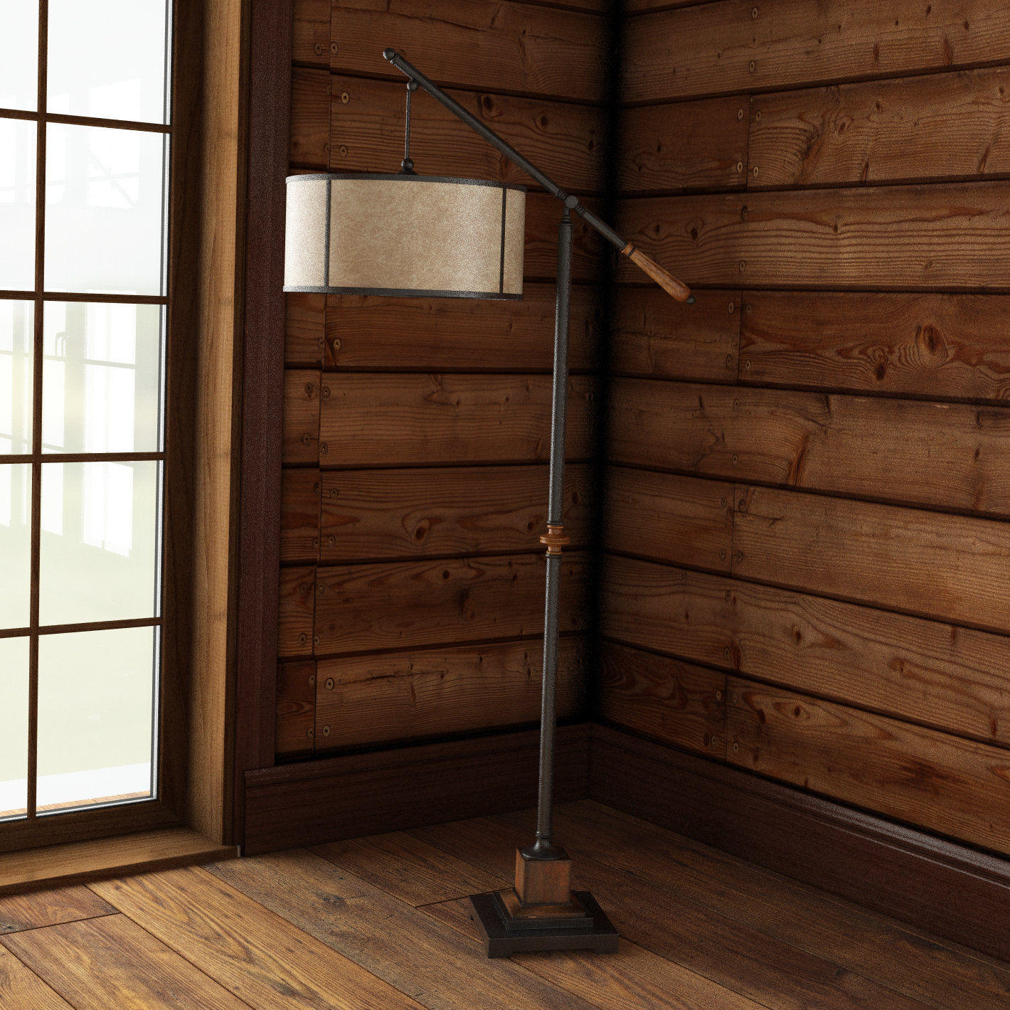 Loon Peak Worthing 62 Floor Lamp Reviews Wayfair