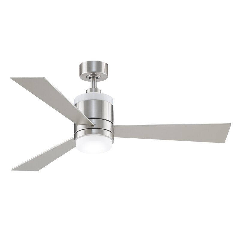 Brayden Studio 48 Latimore 3 Blade Ceiling Fan With Remote Light