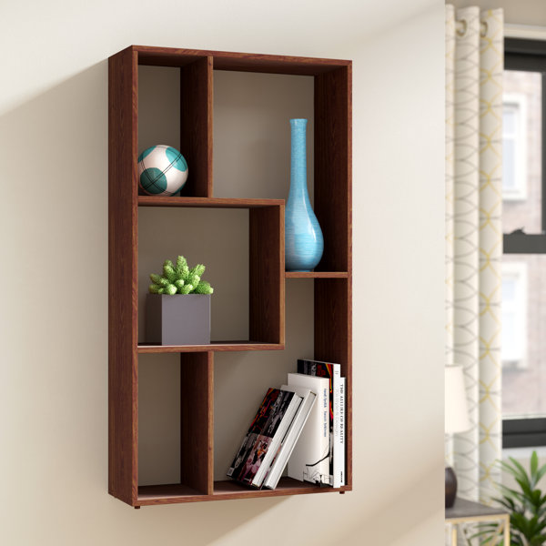 Natalie Multimedia Wall Mounted Standard Bookcase by Zipcode Design