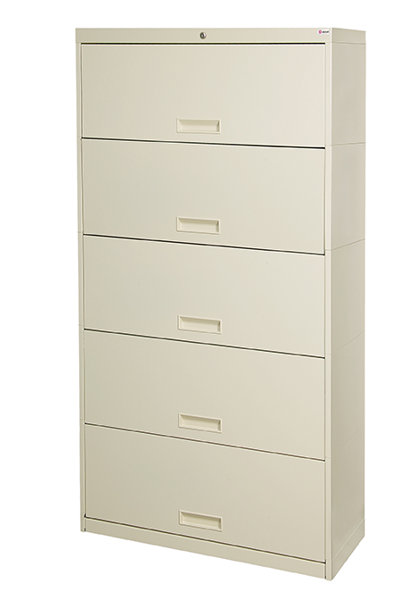 Stak-N-Lok 100 series 5 Door 30 W Legal Size and Locking High Cabinet by Datum Storage
