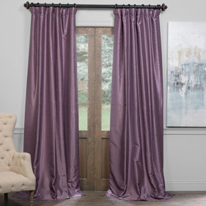 Martino Solid Blackout Thermal Tab Top Single Curtain Panel