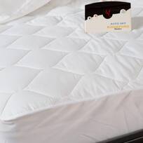 Sunbeam Thermofine Quilted Striped Heated Electric Mattress Pad Twin Size for sale online