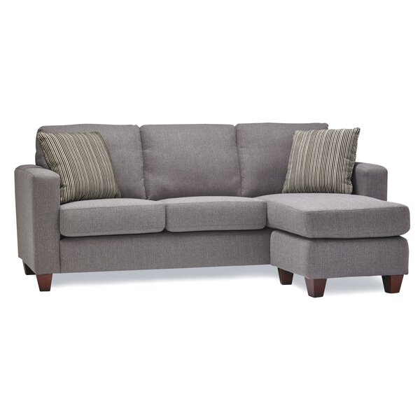 Huntleigh Right Hand Facing Sectional With Ottoman By Wrought Studio