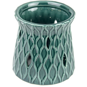 Woven Diamond Warmer Ceramic Votive