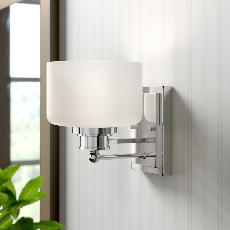 modern chrome bathroom sconces
