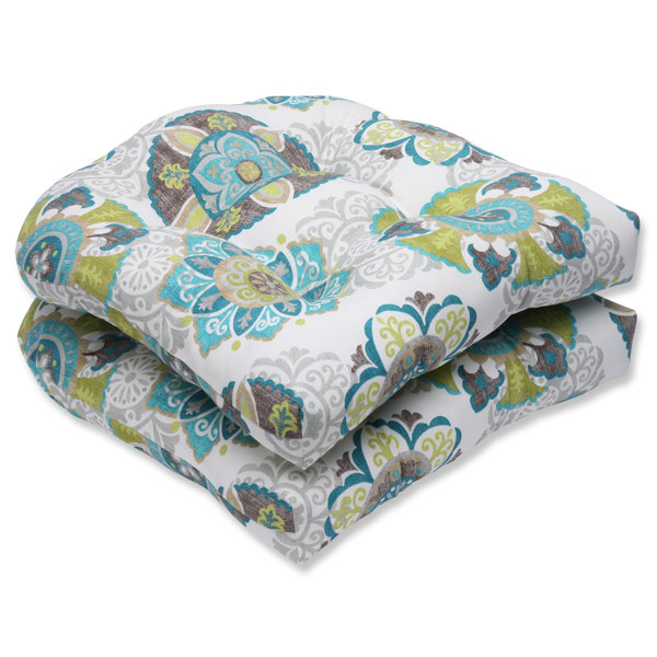 Weather Resistant Indoor/Outdoor Dining Chair Cushion (Set of 2)